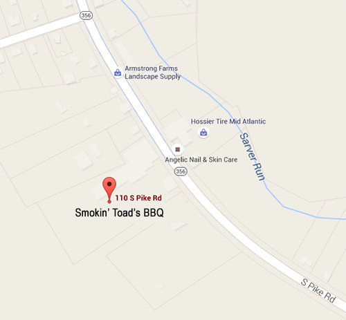Smokin Toads BBQ location
